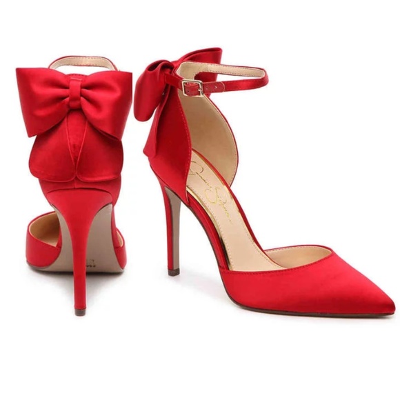 Jessica simpson bow heels Clearance